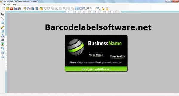 Business Card Software 8.2.0.1 screenshot