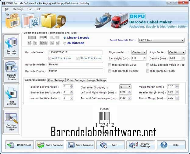 Screenshot of How to Design UPCE Barcode