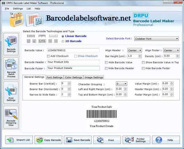 Barcode Label Software 7.3.0.1