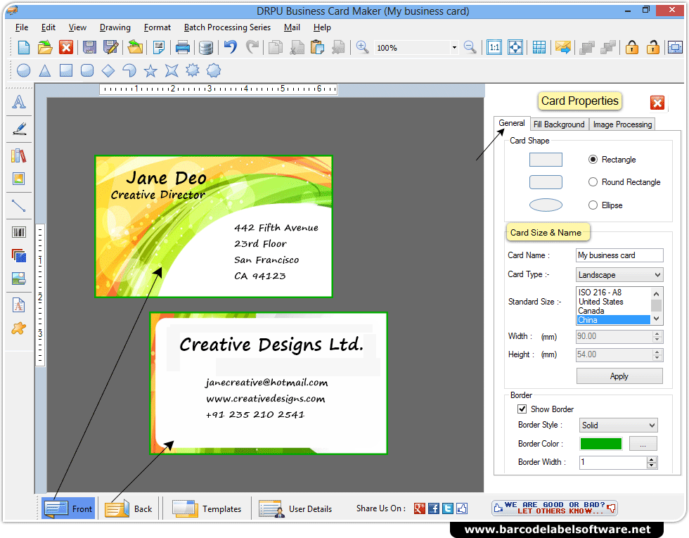 Business Card Maker Software Designs Business Cards In Various Shapes business-card-maker-software-designs-business-cards-in-various-shapes