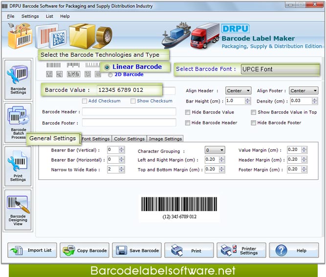 UPCE barcode generator UPCE barcode generator