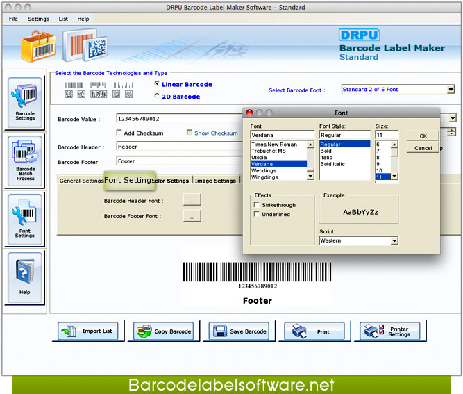 Mac Barcode Label Software