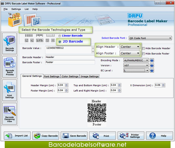 Professional Barcode Labels
