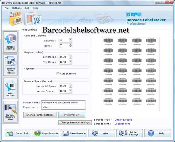 Lecteur Code à Barres 7.3.0.1