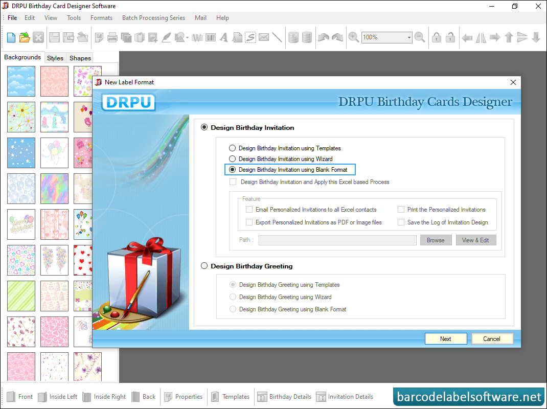 Birthday Card Maker Software