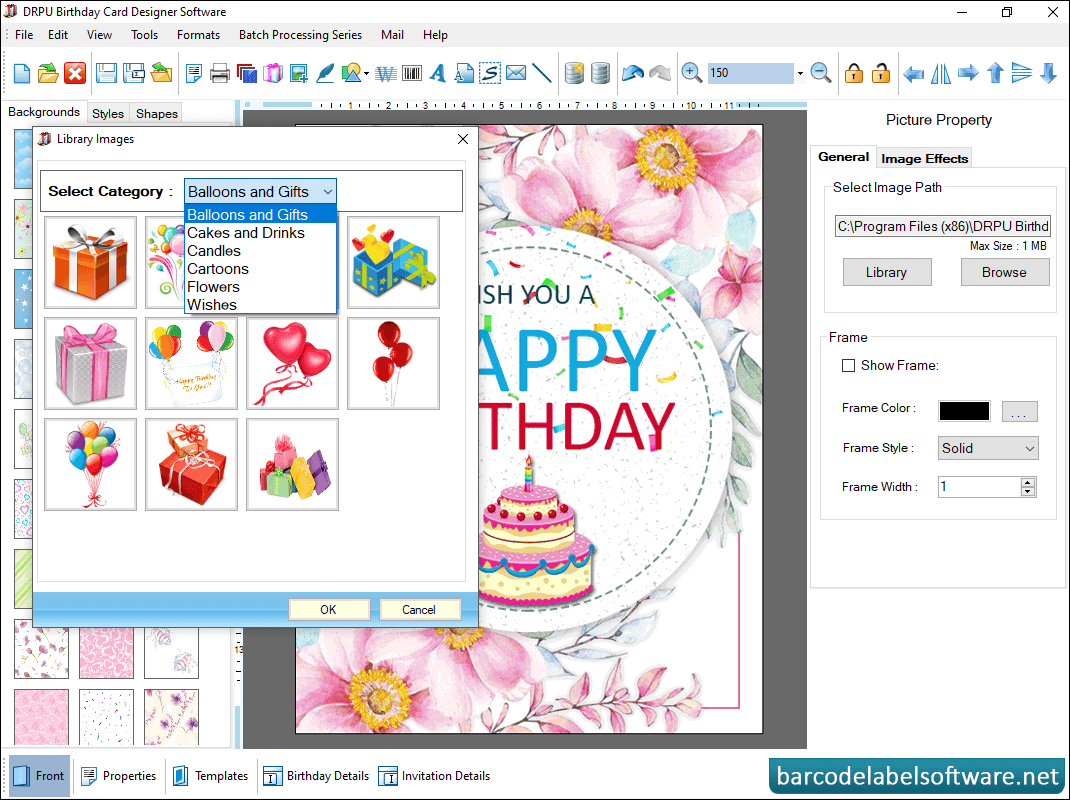 Birthday Card Maker Software