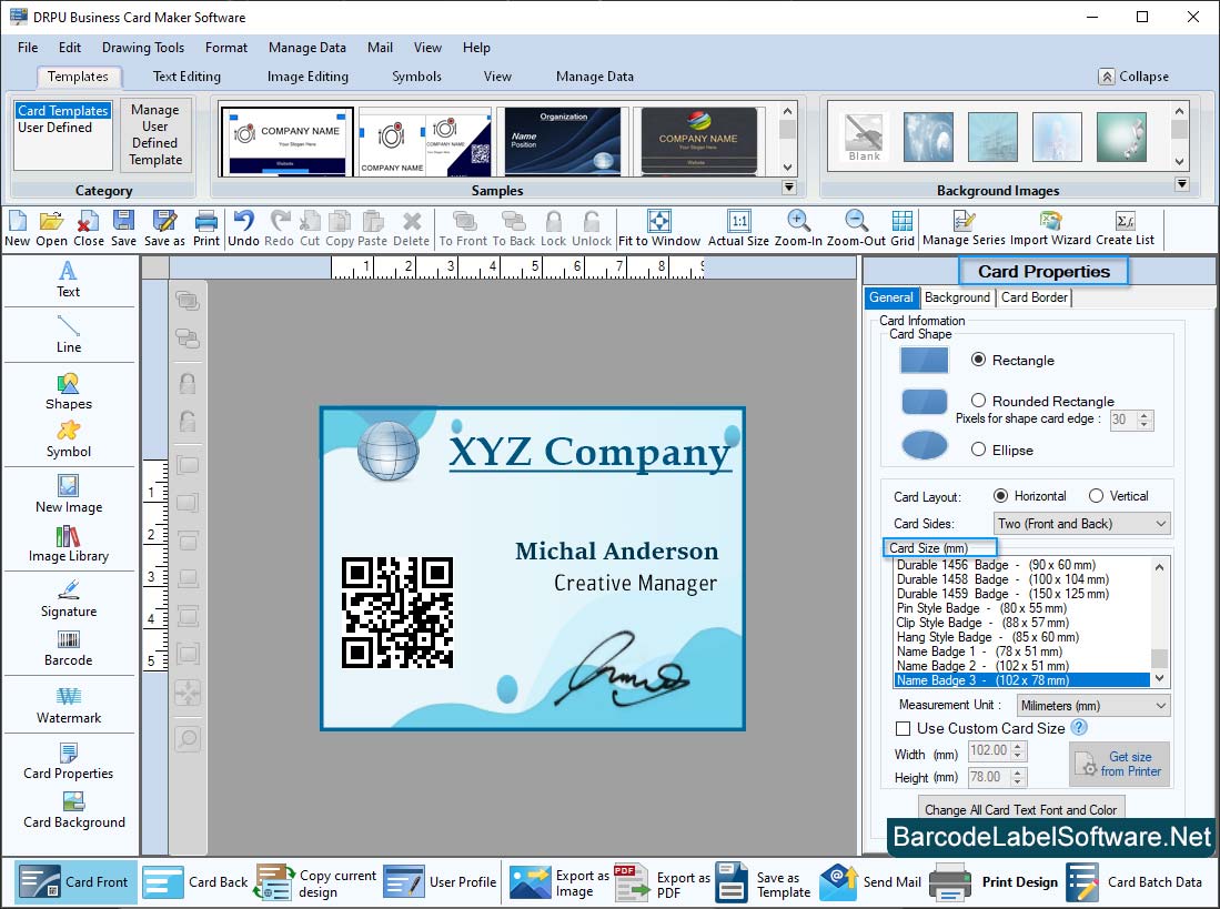 Business Card Maker Software