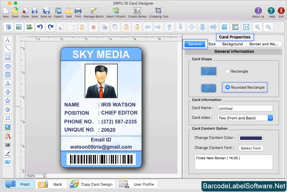 ID Card Designer for Mac