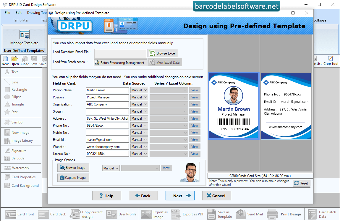 ID Card Maker Software Set New Id Card Format