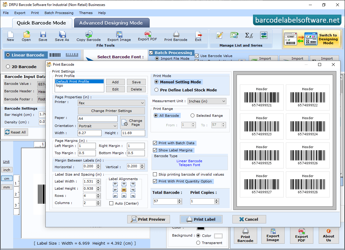 Barcode Software for Industrial Business Barcode Software for Industrial Business