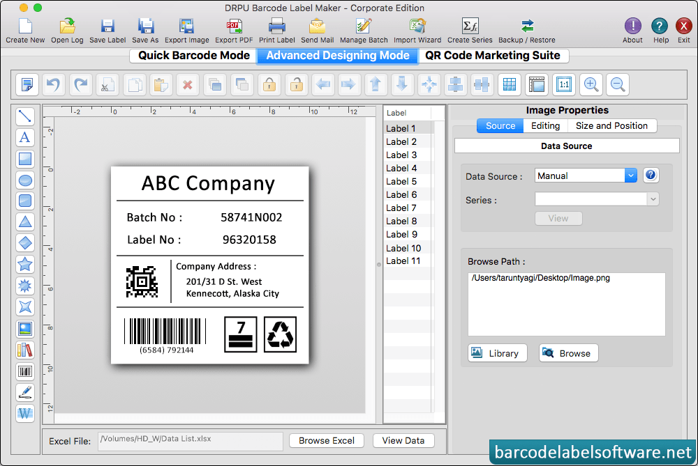 Mac Barcode Label Maker Software