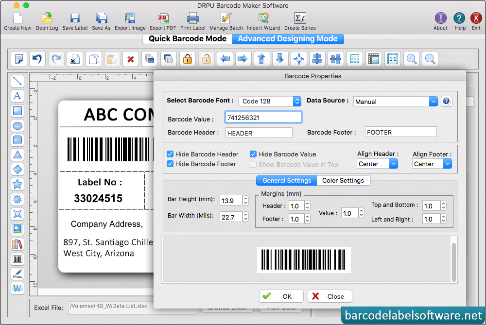 Mac Barcode Label Maker Software