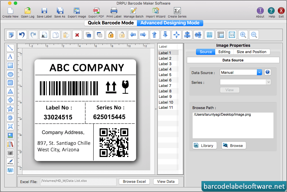 Mac Barcode Label Maker Software