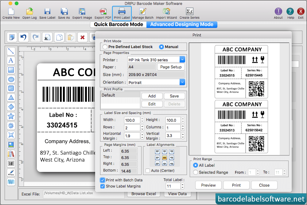 Mac Barcode Label Maker Software
