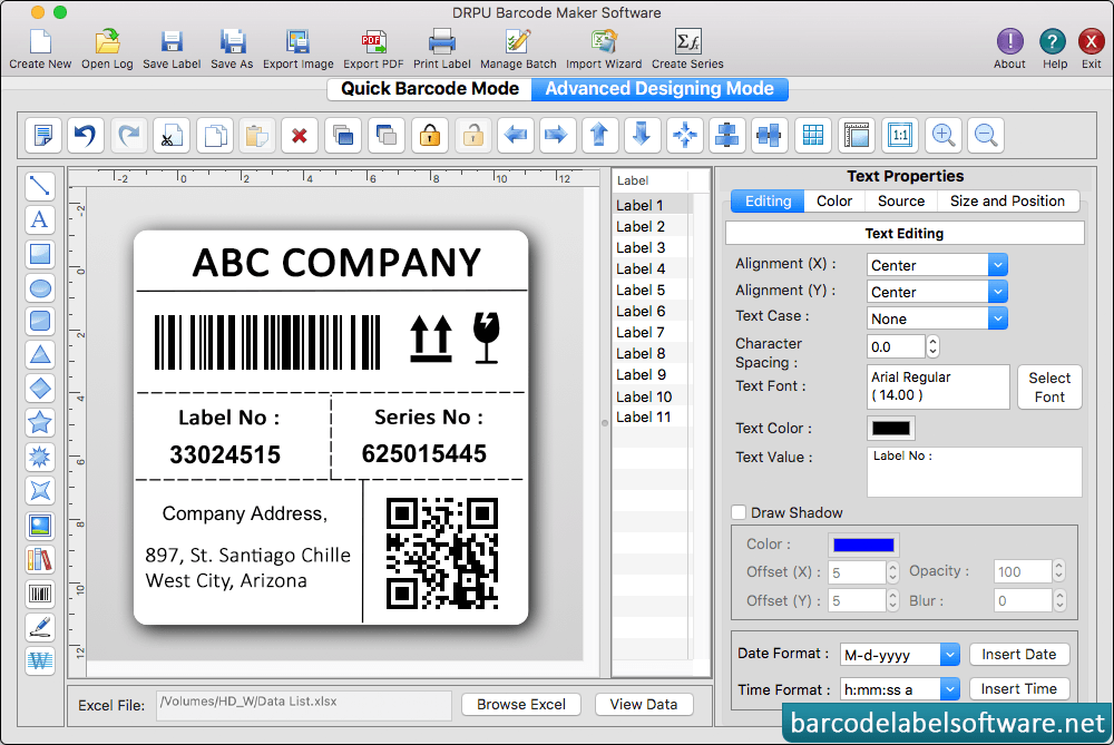 Mac Barcode Label Maker Software