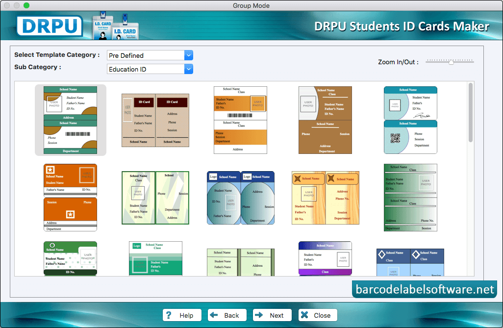 Students ID Cards Maker for Mac