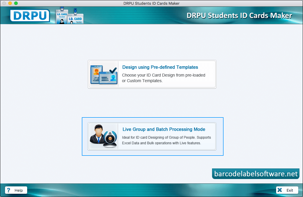 Students ID Cards Maker for Mac