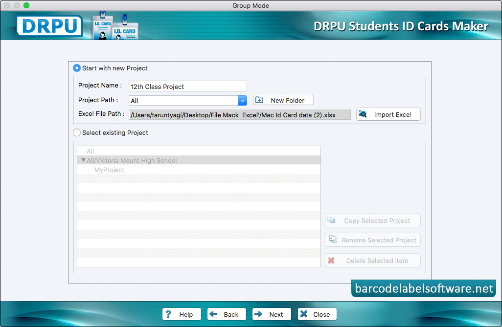 Students ID Cards Maker for Mac