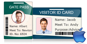 Visitors ID Cards Maker for Mac