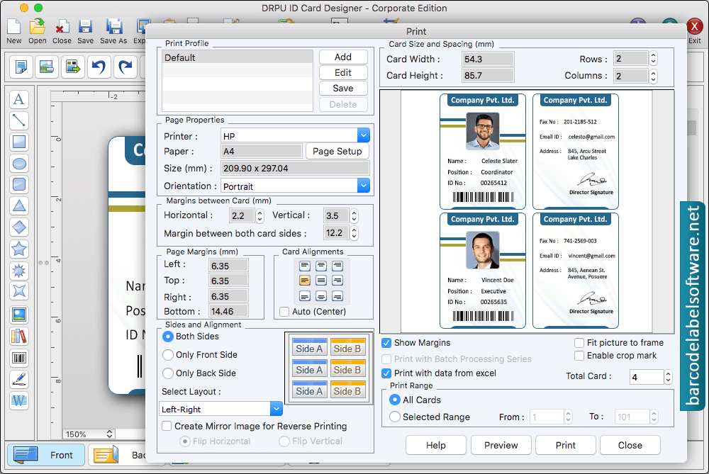 Id Card Designer Corporate Edition for Mac