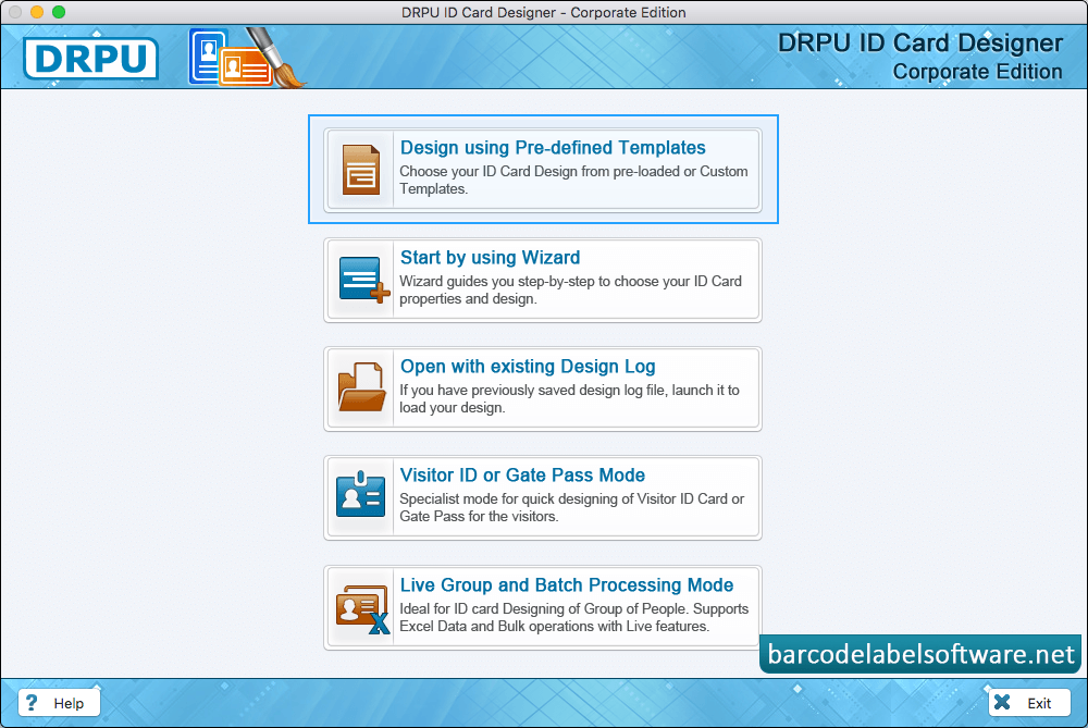 Id Card Designer Corporate Edition for Mac