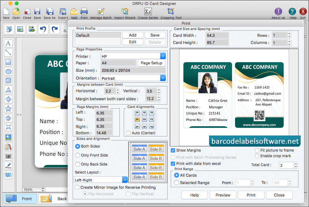 Print Preview Settings