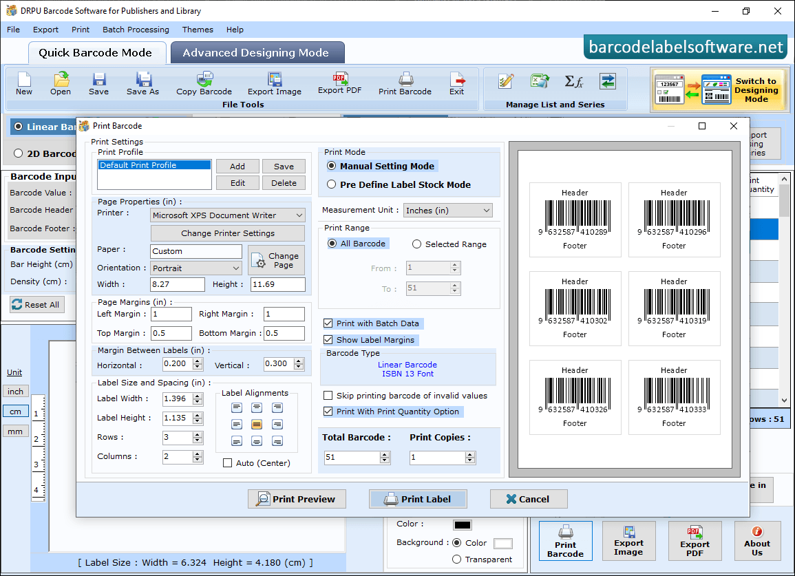 Barcode Software for Publishers