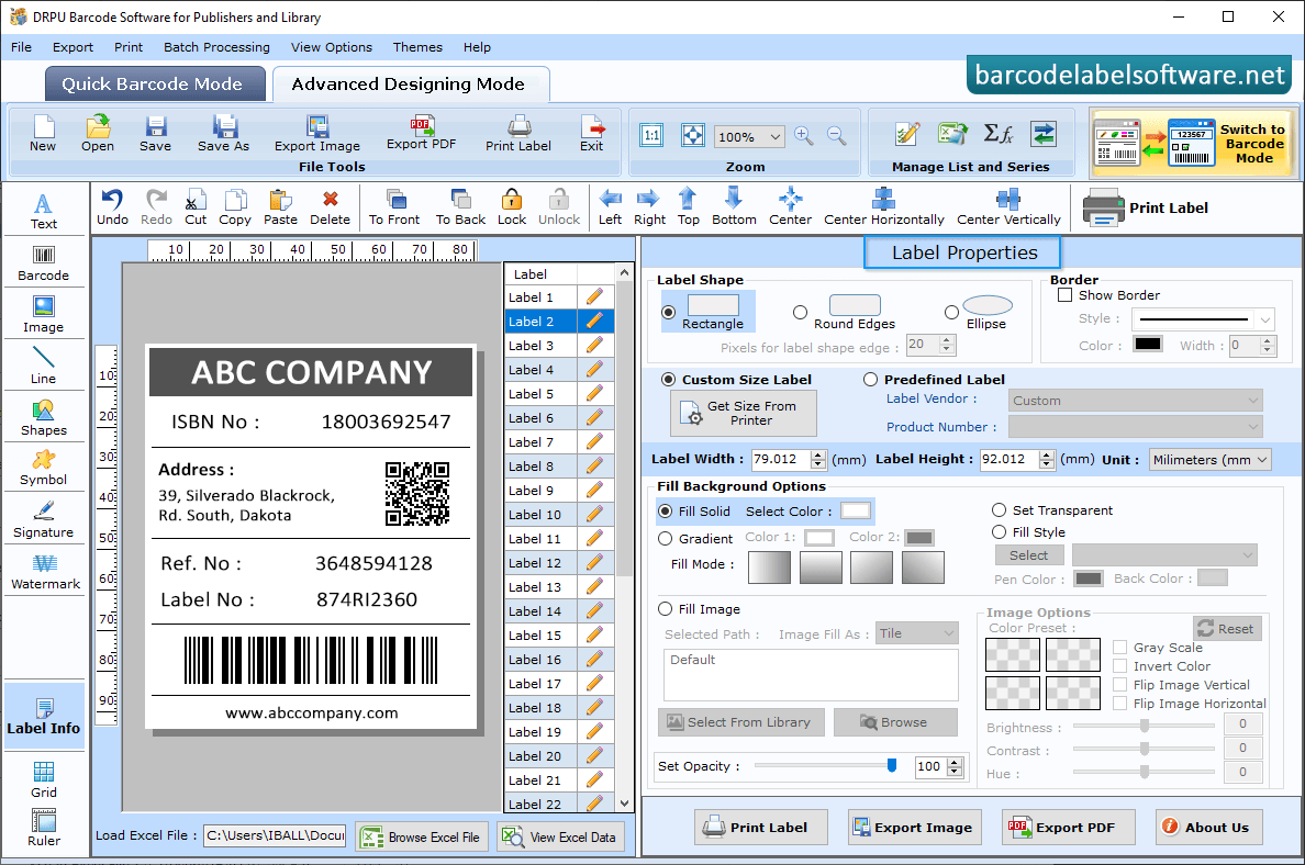 Barcode Software for Publishers