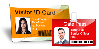 Visitors Gate Pass ID Cards Maker Software icon