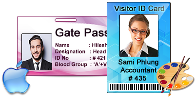 Visitors ID Cards Maker for Mac icon