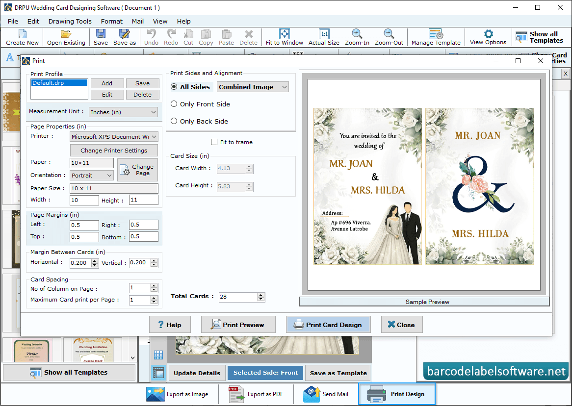 Wedding Card Maker Software Wedding Card Maker Software
